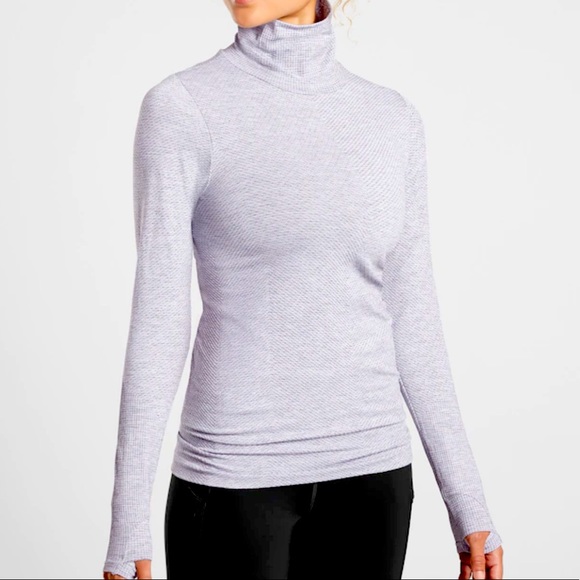 Athleta Tops - 🆕 Athleta Flurry Blizzard Shine Turtleneck